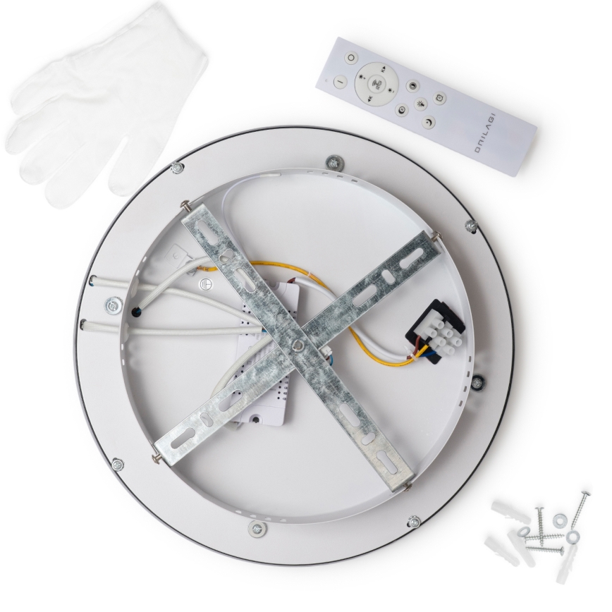 Brilagi - Plafonnier LED gradable TRIVARO LED/72W/230V 3000-6000K Ø 40 cm + télécommande