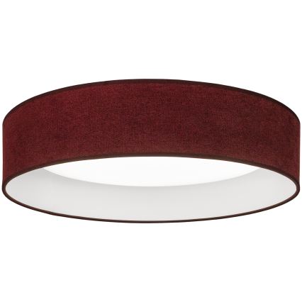 Brilagi - Plafonnier LED dimmable VELVET SMARTIX LED/24W/230V 3000–6000K Ø 45 cm bordeaux Wi‑Fi Tuya Beacon + télécommande