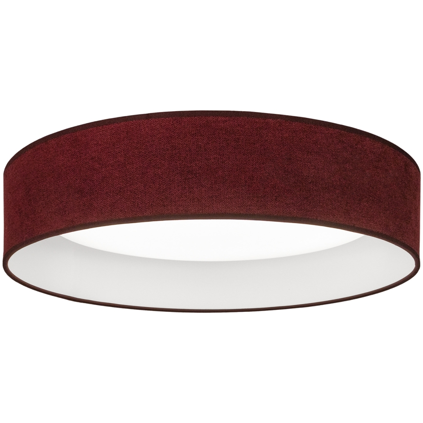 Brilagi - Plafonnier LED dimmable VELVET SMARTIX LED/24W/230V 3000–6000K Ø 45 cm bordeaux Wi‑Fi Tuya Beacon + télécommande