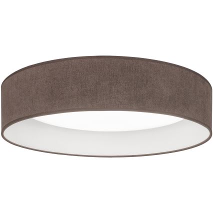 Brilagi - Plafonnier LED dimmable VELVET SMARTIX LED/24W/230V 3000-6000K Ø 45 cm brun Wi-Fi Tuya Beacon + télécommande
