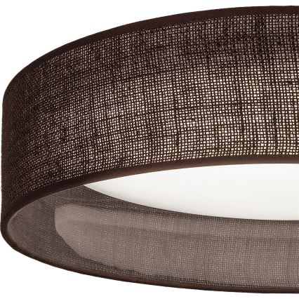 Brilagi - Plafonnier LED dimmable VELVET SMART VARI LED/36W/230V 3000-6500K Ø 55 cm marron + télécommande