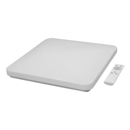 Brilagi - Plafonnier LED à intensité variable VELVET SQUARE LED/24W/230V 43x43 cm 3000/4000/6500K + télécommande beige