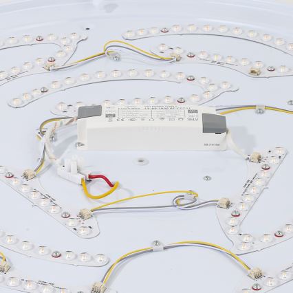 Brilagi - Plafonnier LED dimmable WOODROUND LED/70W/230V 3000-6000K Ø 80 cm bois IRC 90 + télécommande