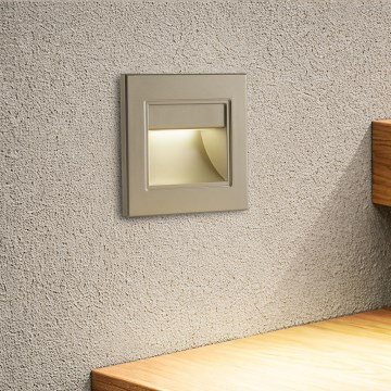Brilagi - Luminaire LED pour escalier STEP LIGHT LED/1,5W/230V IP44 doré