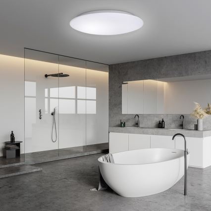 Brilagi - Plafonnier LED pour salle de bains avec capteur intégré VESTAS LED/28W/230V Ø 38 cm 3000K IP54