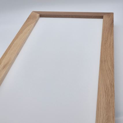 Brilagi - Plafonnier LED pour salle de bains WOODY FRAME LED/50W/230V 120x30 cm IP44 chêne