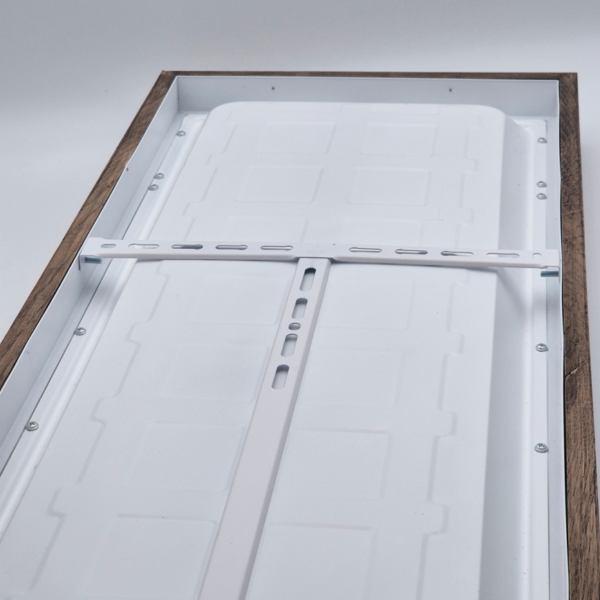 Brilagi - Plafonnier LED pour salle de bains WOODY FRAME LED/50W/230V 120x30 cm IP44 chêne/noyer