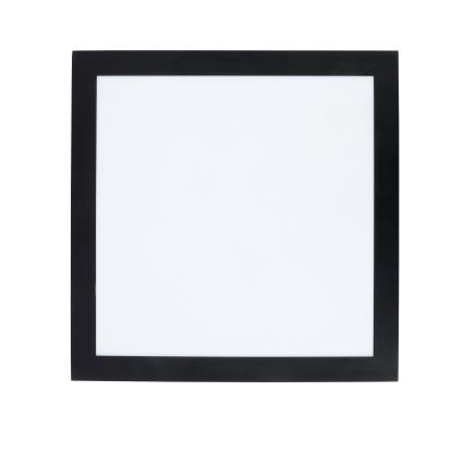 Brilagi - Plafonnier salle de bain à intensité variable FRAME SMART LED/24W/230V 30x30 cm 3000-6000K IP44 noir + télécommande