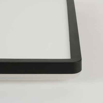 Brilagi - Plafonnier salle de bain ULTRA SLIM LED/24W/230V 42x42 cm noir IP54