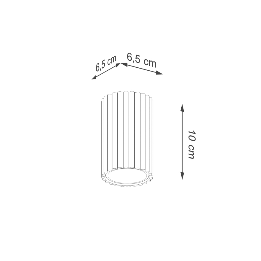 Brilagi - Luminaire spot LED CRESTO 1xGU10/10W/230V 10 cm couleur crème