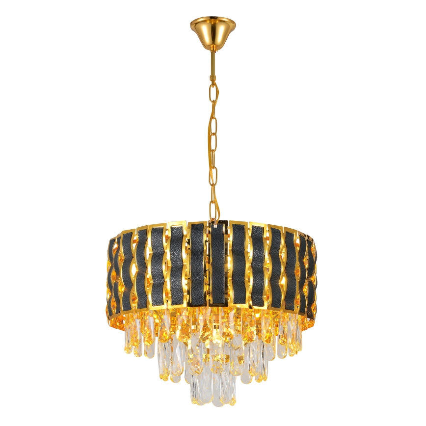 Brilagi - Lustre à chaîne CRISTAL 5xE14/40W/230V Ø 38 cm