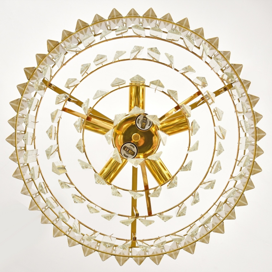 Brilagi - Lustre à chaîne CRISTAL 5xE14/40W/230V Ø 45 cm