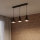 Brilagi - Lustre à chaîne PYRONIC 3xE27/40W/230V bronze patiné