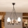 Brilagi - Lustre à chaîne QUEEN 3xE14/40W/230V chêne