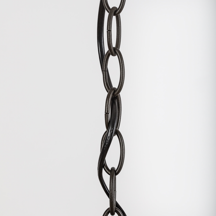 Brilagi - lustre en vitrail de style Tiffany suspendu par une chaîne MARGARET 2xE27/60W/230V