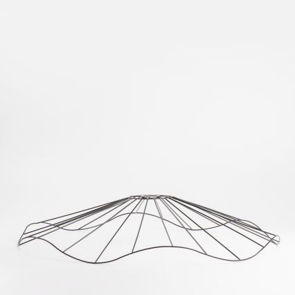 Brilagi - Lustre LED CERIA WIRE 1xE27/40W/230V Ø 80 cm noir/chêne