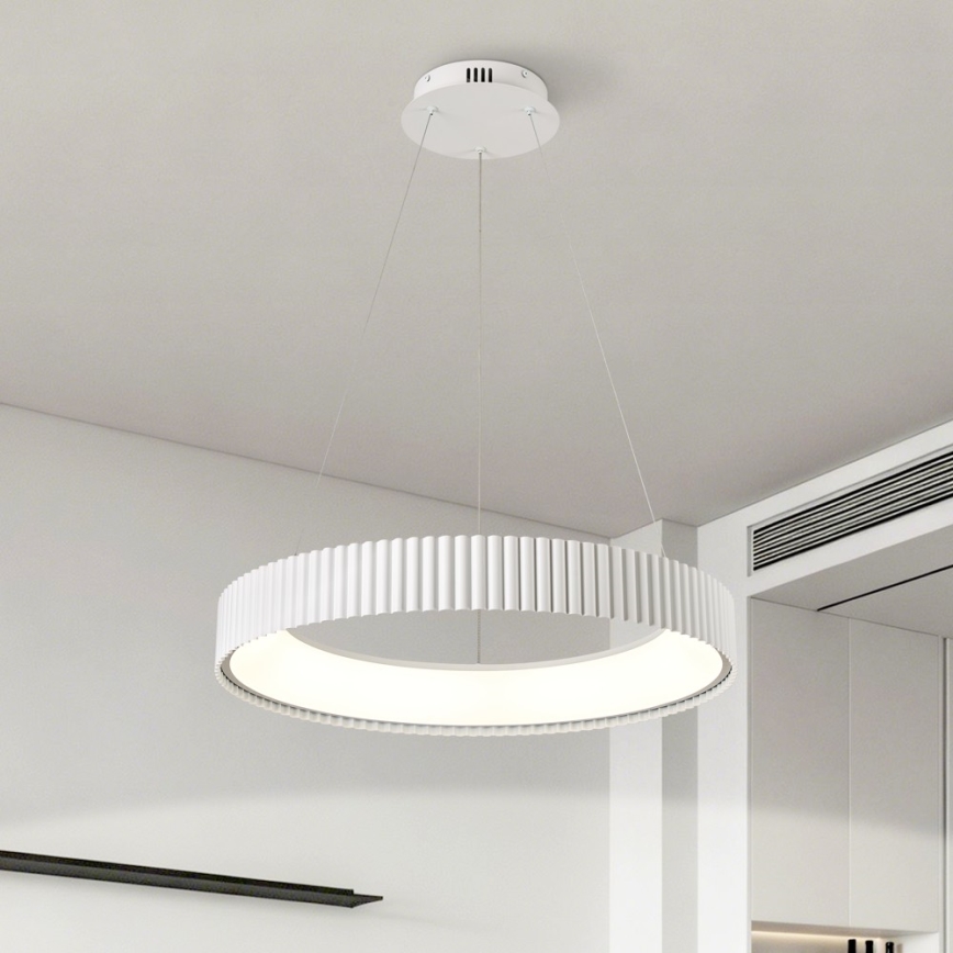 BRILAGI - suspension LED dimmable sur câble FALCON MODERN LED/54W/230V 3000-6000K Ø 60 cm blanc + télécommande