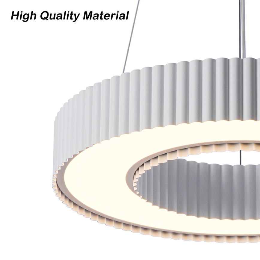 Brilagi - Suspension LED dimmable sur câble LUMIX LED/48W/230V 3000-6000K blanc Ø 50 cm + télécommande
