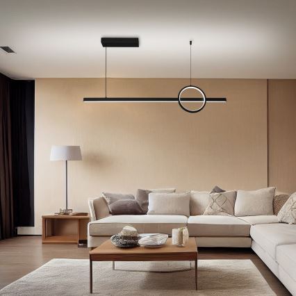 Brilagi - Lustre LED dimmable sur câble NIVIO LED/20W/230V 3000/4000/6000K + télécommande