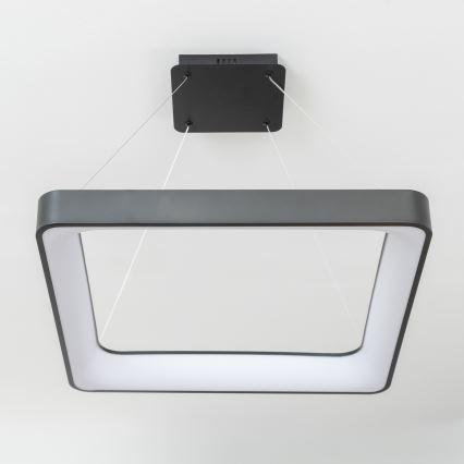 Brilagi - Suspension LED dimmable sur câble FALCON II LED/125W/230V 3000-6500K 60x60 cm noir + télécommande