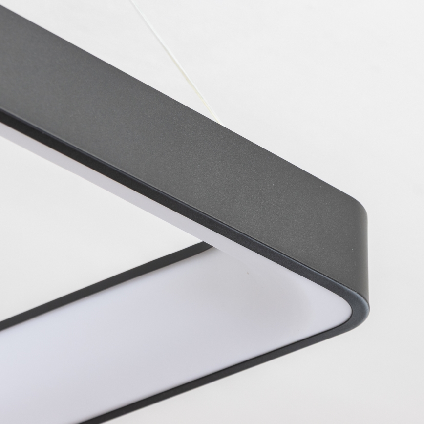 Brilagi - Suspension LED dimmable sur câble FALCON II LED/125W/230V 3000-6500K 60x60 cm noir + télécommande