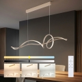 Brilagi - Lustre LED dimmable suspendu par câble SIGNATURE LED/55W/230V 3000-6000K 120x23 cm beige + télécommande