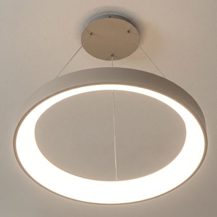 BRILAGI - Suspension LED dimmable sur câble FALCON II LED/99W/230V 3000-6500K Ø 60 cm beige + télécommande