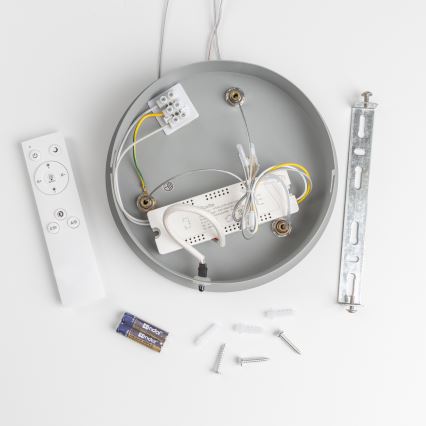 Brilagi - Suspension LED dimmable FALCON LED/40 W/230 V 3000–6500 K Ø 45 cm gris + télécommande