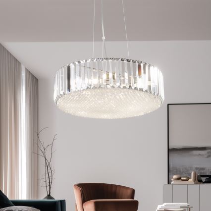 Brilagi - Lustre LED en cristal suspendu par câble GLAMOUR 5xG9/42W/230V