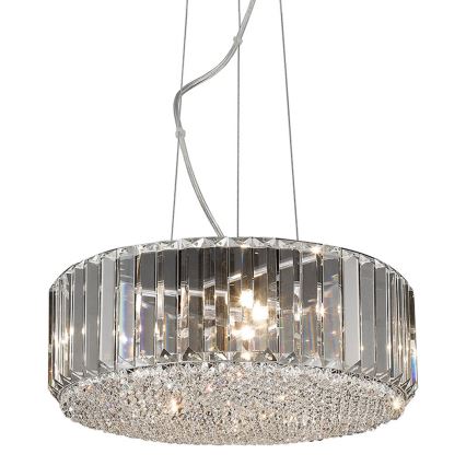 Brilagi - Lustre LED en cristal suspendu par câble GLAMOUR 5xG9/42W/230V