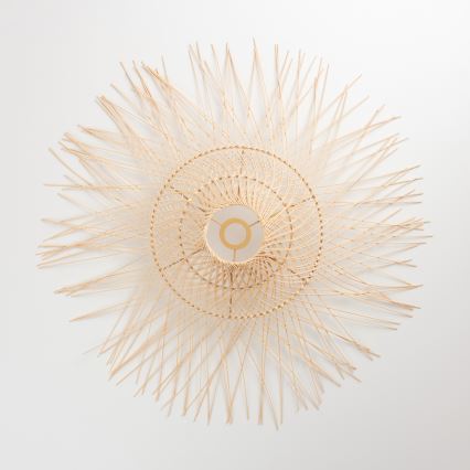 Brilagi - Lustre LED en saillie CERIA BOHO 1xE27/40W/230V Ø 100 cm bambou/chêne