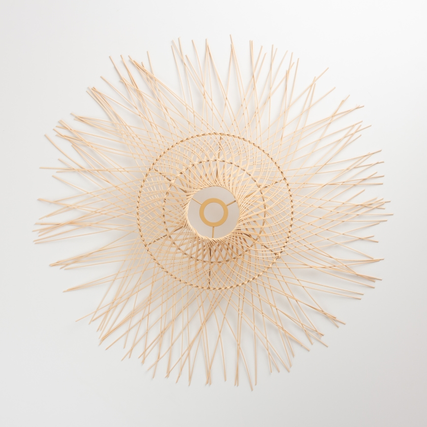 Brilagi - Lustre LED en saillie CERIA BOHO 1xE27/40W/230V Ø 100 cm bambou/chêne