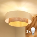 Brilagi - Lustre LED monté en surface style BOHO 3x E27/15W/230V Ø 80 cm