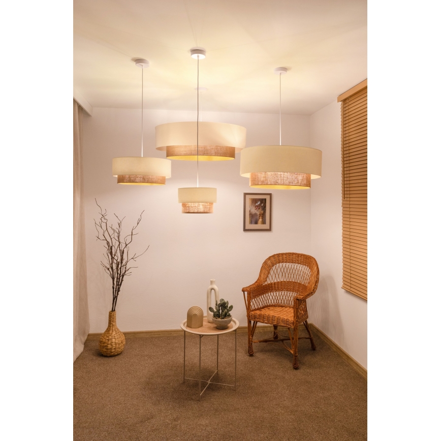 Brilagi - Lustre LED monté en surface style BOHO 3x E27/15W/230V Ø 80 cm