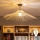 Brilagi - Lustre LED plafonnier CERIA BOHO 1xE27/60W/230V Ø 70 cm noir/beige