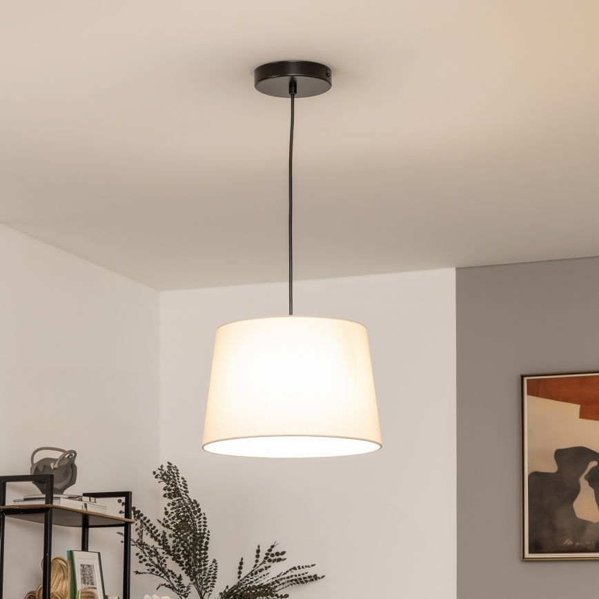 Brilagi - Lustre LED sur câble CERIA 1xE27/40W/230V Ø 30 cm beige