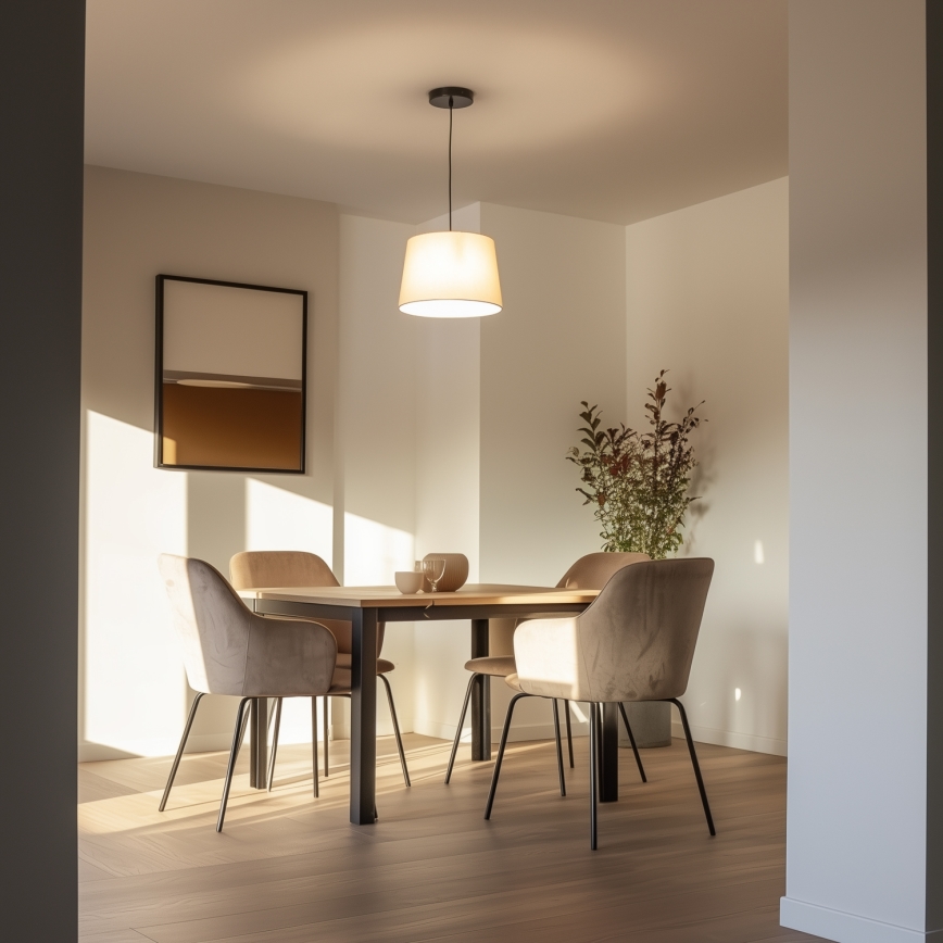 Brilagi - Lustre LED sur câble CERIA 1xE27/40W/230V Ø 30 cm beige