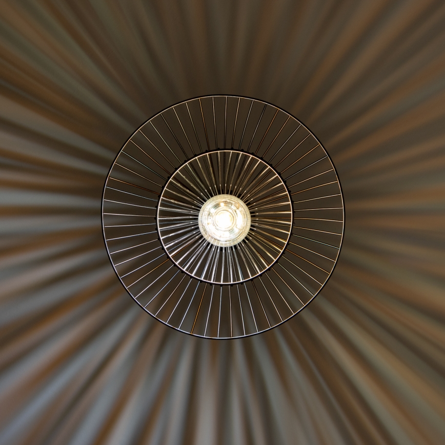 Brilagi - Lustre LED sur câble CERIA WIRE 1xE27/40W/230V Ø 38 cm noir