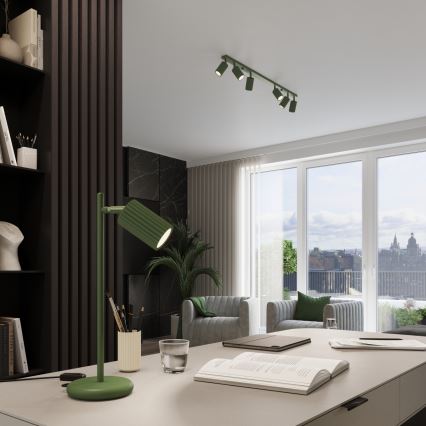 Brilagi - Lustre LED sur câble CRESTO 1x GU10/10W/230V, vert