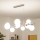 Brilagi - Lustre LED sur câble MILLA 10xG9/3W/230V chrome noir/blanc