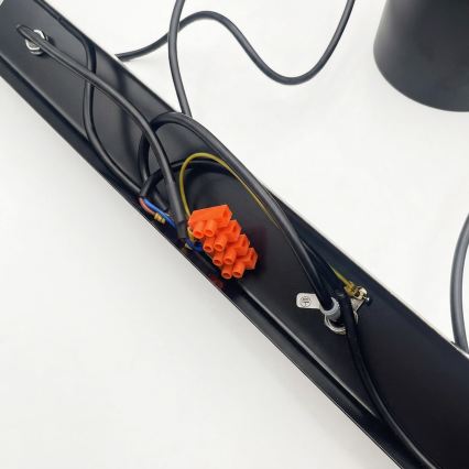 Brilagi - Lustre LED sur câble RIDDY 4xE27/60W/230V noir