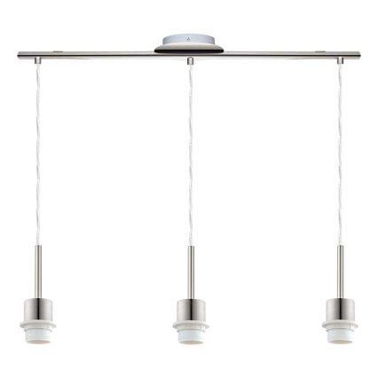 Brilagi - Lustre LED suspendu par câble NUBILA 3xE27/60W/230V bleu foncé