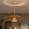 Brilagi - Lustre LED suspendu sur câble CERIA BOHO 1xE27/40W/230V Ø 70 cm blanc/marron