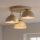 Brilagi - Lustre monté en surface MOON 3xE27/60W/230V beige/doré