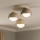 Brilagi - Lustre plafonnier à montage en surface COSMO 3xE27/60W/230V beige/doré