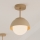 Brilagi - Lustre plafonnier COSMO 1xE27/60W/230V beige/doré