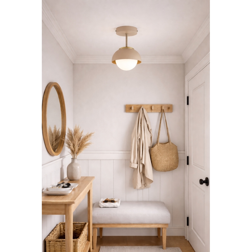 Brilagi - Lustre plafonnier COSMO 1xE27/60W/230V beige/doré