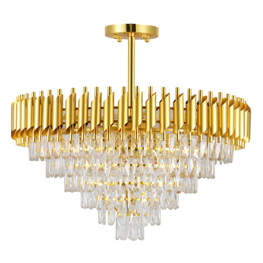 BRILAGI - Lustre plafonnier ECLIPSE 12xE14/10W/230V Ø 78 cm doré