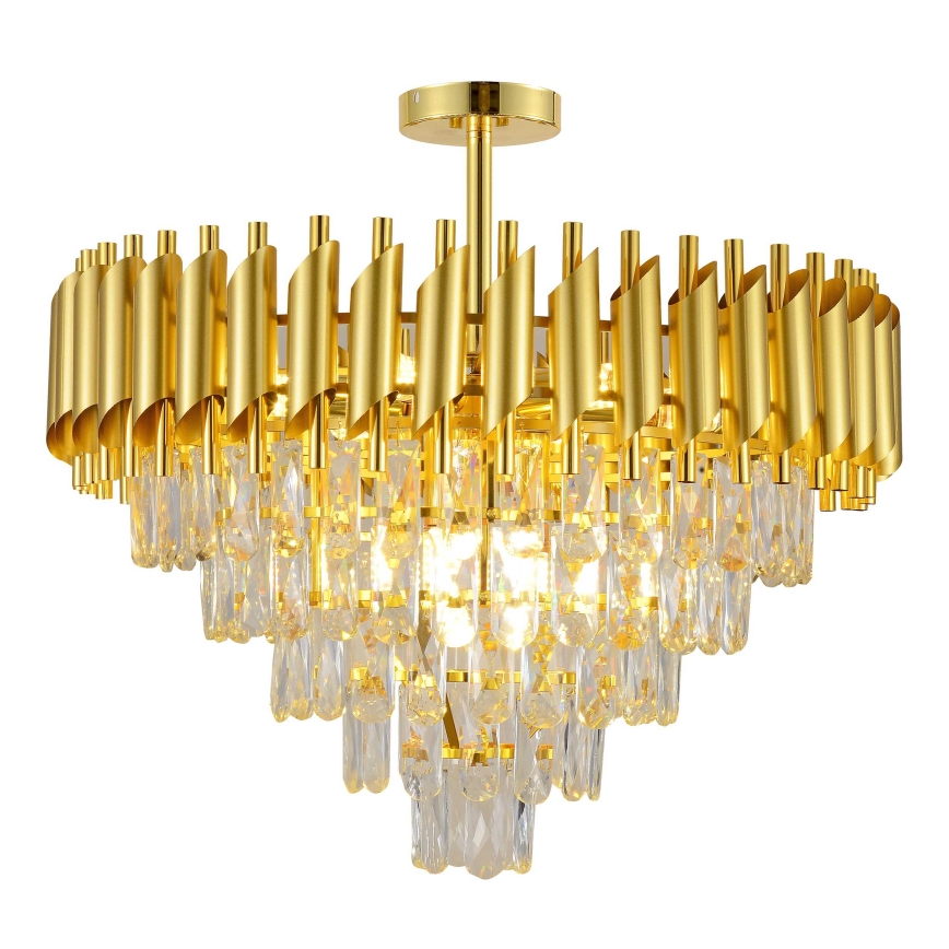 BRILAGI - Lustre plafonnier ECLIPSE 9xE14/10W/230V Ø 58 cm doré