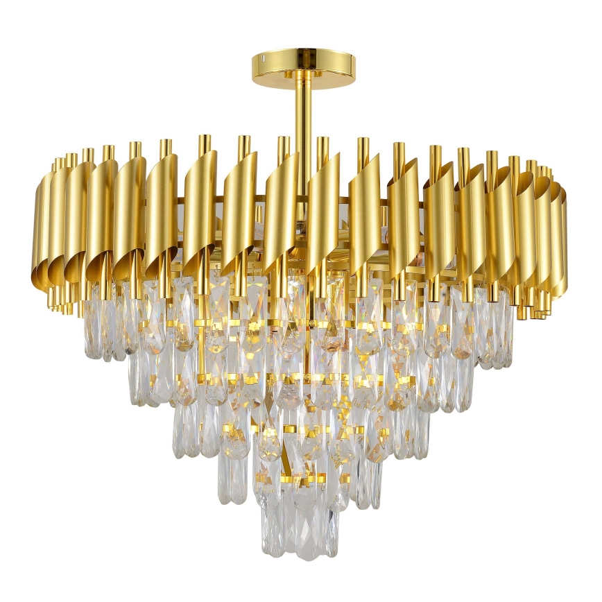 BRILAGI - Lustre plafonnier ECLIPSE 9xE14/10W/230V Ø 58 cm doré